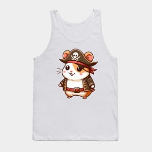 cute pirate hamster Tank Top